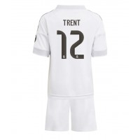 Real Madrid Alexander-Arnold #12 Domáci Detský futbalový dres 2025-26 Krátky Rukáv (+ trenírky)